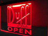 Duff Open LED Neon Sign USB - Red - TheLedHeroes
