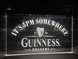 Guinness Draught It's 5pm Somewhere LED Neon Sign USB -  - TheLedHeroes