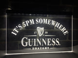 FREE Guinness Draught It's 5pm Somewhere LED Sign -  - TheLedHeroes