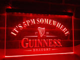 Guinness Draught It's 5pm Somewhere LED Neon Sign USB -  - TheLedHeroes