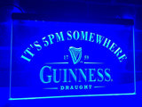 Guinness Draught It's 5pm Somewhere LED Neon Sign Electrical -  - TheLedHeroes