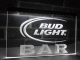 Bud Light Bar LED Neon Sign USB - White - TheLedHeroes