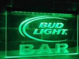 Bud Light Bar LED Neon Sign USB - Green - TheLedHeroes