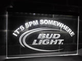 Bud Light It's 5pm Somewhere LED Neon Sign Electrical - White - TheLedHeroes