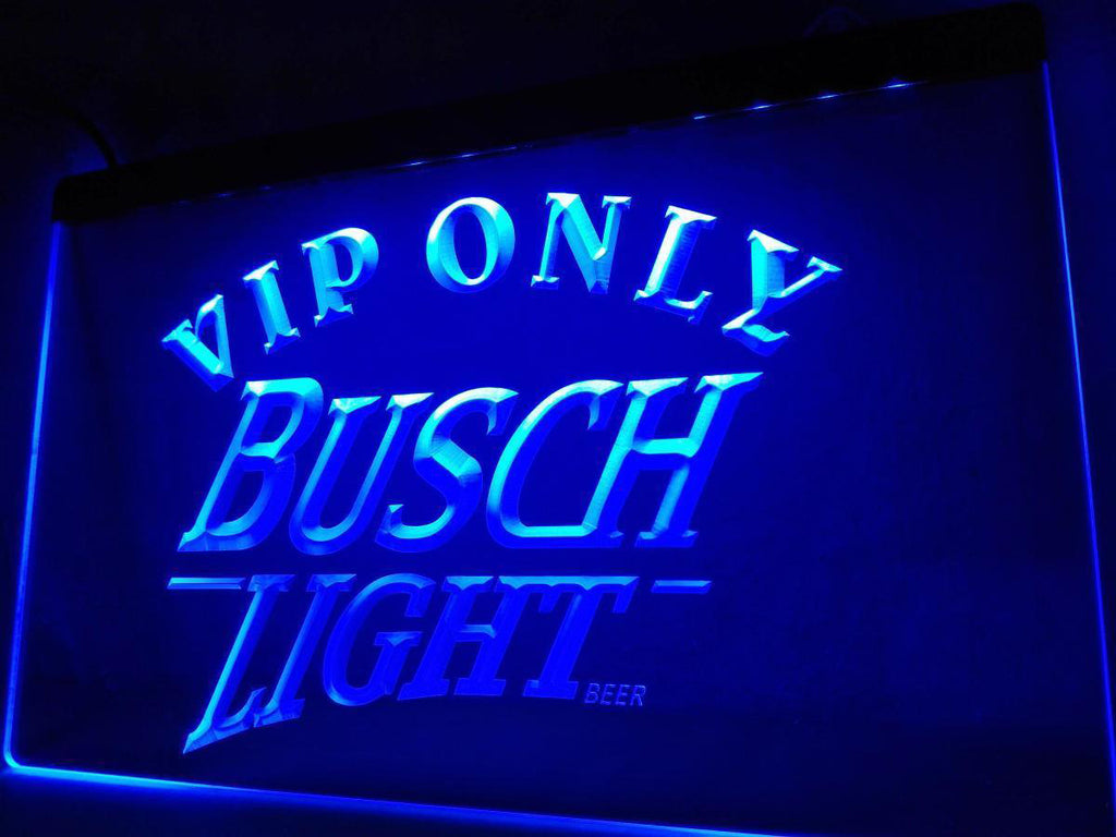 FREE Busch Light VIP Only LED Sign - Blue - TheLedHeroes