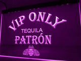 Tequila Patron VIP Only LED Neon Sign USB - Purple - TheLedHeroes
