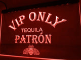 Tequila Patron VIP Only LED Neon Sign Electrical - Red - TheLedHeroes