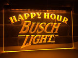 FREE Busch Light Happy Hour LED Sign - Yellow - TheLedHeroes