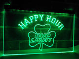 FREE Bud Light Shamrock Happy Hour LED Sign - Green - TheLedHeroes