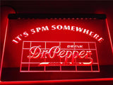 Dr Pepper It's 5pm Somewhere LED Neon Sign USB - Red - TheLedHeroes