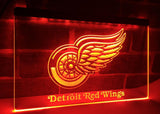 FREE Detroit Red Wings LED Sign - Orange - TheLedHeroes