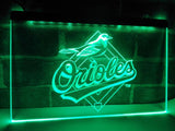 Baltimore Orioles (3) LED Neon Sign USB - Green - TheLedHeroes