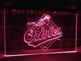 Baltimore Orioles (3) LED Neon Sign USB - Purple - TheLedHeroes