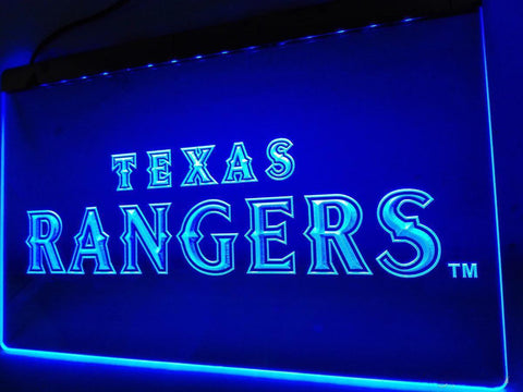 Texas Rangers (4) LED Neon Sign Electrical -  - TheLedHeroes