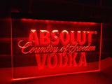 Absolut Vodka LED Neon Sign Electrical - Red - TheLedHeroes