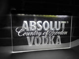 Absolut Vodka LED Neon Sign Electrical - White - TheLedHeroes