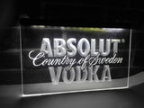 FREE Absolut Vodka LED Sign - White - TheLedHeroes