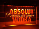 FREE Absolut Vodka LED Sign - Orange - TheLedHeroes