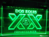 Dos Equis LED Neon Sign Electrical - Green - TheLedHeroes