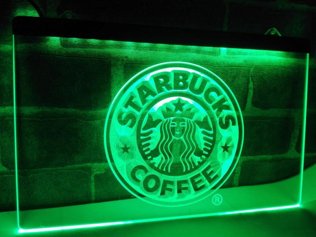Starbucks LED Neon Sign Electrical - Green - TheLedHeroes