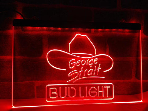 Bud Light Georges Strait LED Neon Sign Electrical -  - TheLedHeroes