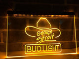 Bud Light Georges Strait LED Neon Sign Electrical - Yellow - TheLedHeroes
