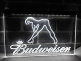 FREE Budweiser Girl LED Sign - White - TheLedHeroes