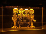 The Beatles (3) LED Neon Sign USB - Yellow - TheLedHeroes