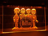 The Beatles (3) LED Neon Sign Electrical - Orange - TheLedHeroes