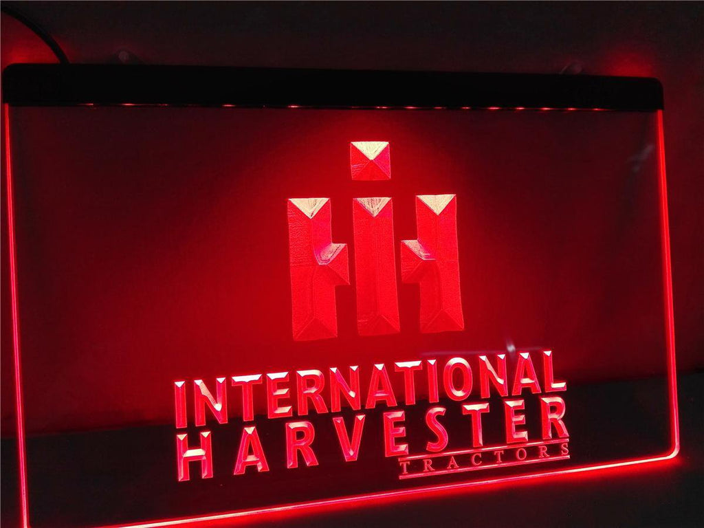 International Harvester Tractor LED Neon Sign Electrical - Red - TheLedHeroes