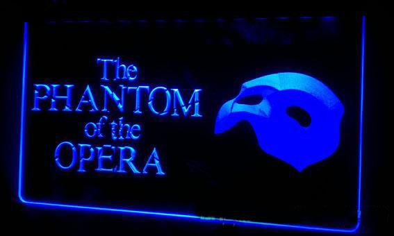The Phantom of the Opera LED Neon Sign Electrical - Blue - TheLedHeroes