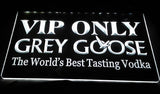 Grey Goose VIP Only LED Neon Sign Electrical - White - TheLedHeroes