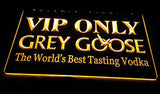 FREE Grey Goose VIP Only LED Sign - Yellow - TheLedHeroes