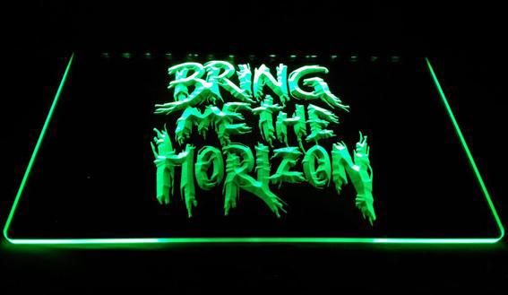 Bring me the Horizon LED Neon Sign USB - Green - TheLedHeroes