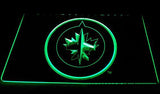 Winnipeg Jets (3) LED Neon Sign Electrical - Green - TheLedHeroes