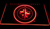 Winnipeg Jets (3) LED Neon Sign USB - Orange - TheLedHeroes