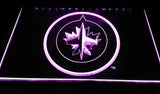 Winnipeg Jets (3) LED Neon Sign Electrical - Purple - TheLedHeroes