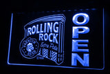 Rolling Rock Open LED Neon Sign Electrical - Blue - TheLedHeroes