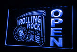 FREE Rolling Rock Open LED Sign - Blue - TheLedHeroes