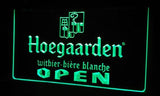 Hoegaarden Open LED Neon Sign USB - Green - TheLedHeroes