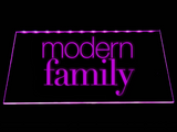Modern Family LED Neon Sign Electrical - Purple - TheLedHeroes