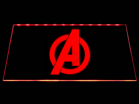 Avengers LED Neon Sign Electrical - Red - TheLedHeroes