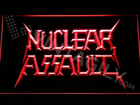 Nuclear Assault LED Neon Sign Electrical - Red - TheLedHeroes