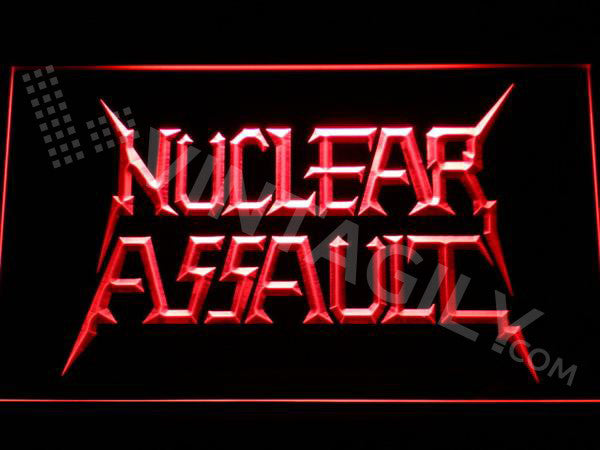 FREE Nuclear Assault LED Sign - Red - TheLedHeroes