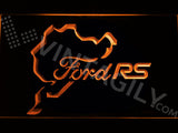 FREE Ford RS Nürburgring LED Sign - Orange - TheLedHeroes