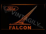 Ford Falcon LED Neon Sign USB - Orange - TheLedHeroes