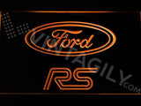 Ford RS LED Neon Sign USB - Orange - TheLedHeroes
