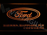 Ford Sierra RS Cosworth LED Neon Sign USB - Orange - TheLedHeroes