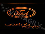 Ford Escort RS Turbo 2 LED Neon Sign Electrical - Orange - TheLedHeroes