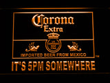 FREE Corona Extra It's 5 pm Somewhere LED Sign - Orange - TheLedHeroes